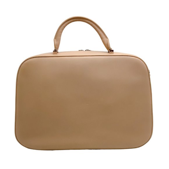 The Row Beige Leather Small Bowler Satchel - Picture 3 of 7